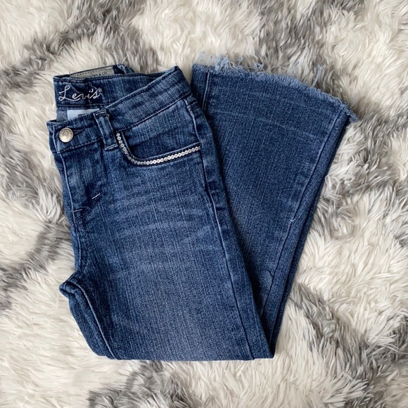 Levi's Other - boot-cut jeans size 5 w/ sequins from Levi's!